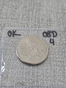 2008 D Washington Quarter State Oklahoma OK Uncirculated Listing 4 - Picture 1 of 3