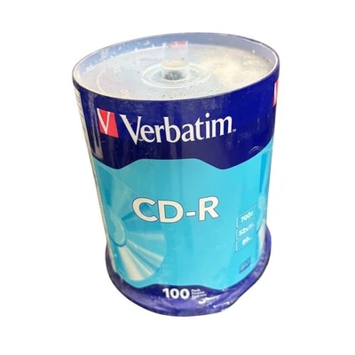 Verbatim CD-R Discs 700MB 52x 100 Pack Spindle Recordable - Image 1 of 4