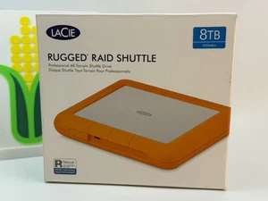 LaCie 8 To Rugged RAID Shuttle USB-C USB 3.0 lecteur crypté tout terrain - Photo 1/9