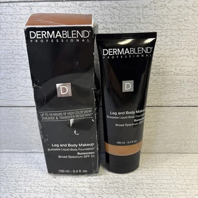DERMABLEND ноги и тела макияж # 65N желтовато-коричневый золотой 3,4 унций не запечатанный Dmg коробка 9-2026 - Изображение 1 из 4