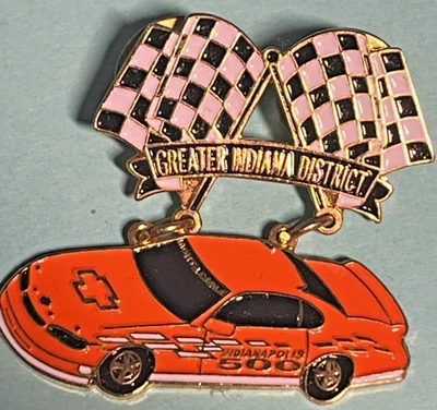 Prendedor de solapa/sombrero NASCAR Cup Race Greater Indiana District Indianápolis 500 Foto 1 de 2
