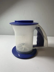 Tupperware Sift N Stor Style Sifter 3347 Clear / Blue - Picture 1 of 3