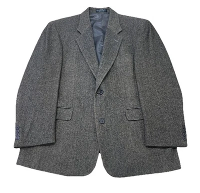 Abrigo Blazer Chaqueta Deportivo Chereskin Para Hombres 42R Marrón Espiga Mezcla de Cabello Camel Foto 1 de 4