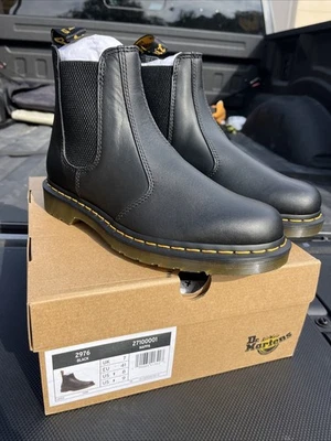 Dr. Martens Unisex Chelsea Boot, Black Nappa, 8 Men's/9 Women's - Image 1 of 4