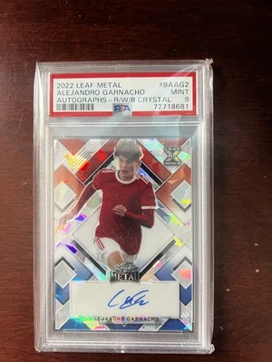 2022 Leaf Metal Alejandro Garnacho Auto - Image 1 of 2