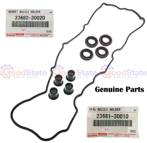 Genuine Prado 120 Series 1KD 3.0 Diesel Injector Rocker Cover Gasket Seal Kit - Picture 1 of 15