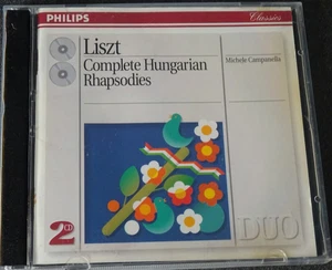 Liszt 'Complete Hungarian Rhapsodies' CD 2-Disc Set - Picture 1 of 2
