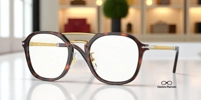 Gafas unisex PERSOL PO3352V 24 Havana transparentes 51 mm Foto 1 de 2