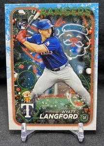 2024 Topps Holiday Hidden Elf Wyatt Langford HE-1 - Picture 1 of 2