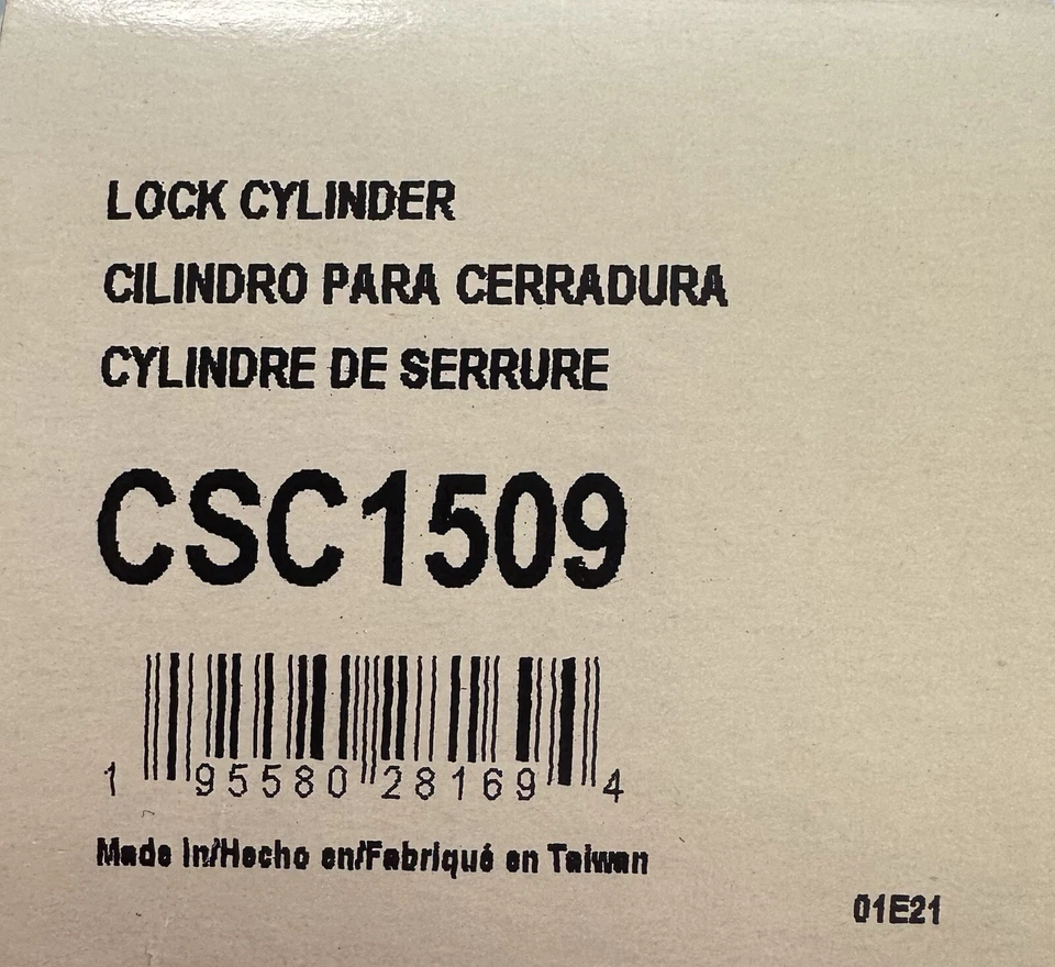 Cilindro de trava de ignição CARQUEST CSC1509 - Imagem 1 de 1