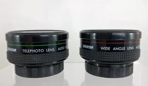 Lot of 2 Zykkor Lenses - WIDE ANGLE & TELEPHOTO LENS - Japan *Fast Shipping! CC - Picture 1 of 9