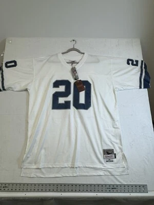 Барри Сандерс Детройт Лайонс НФЛ Mitchell & Ness Белая мужская майка 1996 года - Изображение 1 из 4