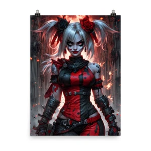 Harley Quinn DCU Wall Art Poster Print High Quality Villain Artwork Decor - Picture 1 of 5