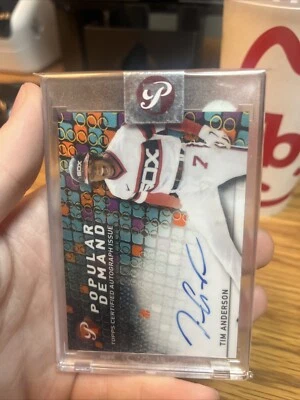 2022 Topps Pristine Popular Demand Autographs PDA-TA Tim Anderson Auto /25 - Image 1 of 2