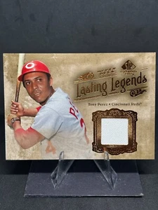 Tony Pérez 2005 SP Legendary Cuts Lasting Legends #LL-TP parche rojo usado en juegos - Imagen 1 de 2
