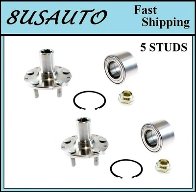 后轮轮毂和轴承适合 SUBARU FORESTER 98-08/ IMPREZA 93-01,04-07 (PAIR) — 第 1/3 张图片