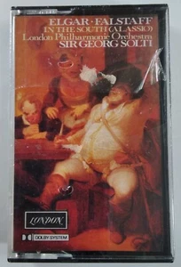 Elgar Falstaff In The South Cassette Tape NOS Sealed Rare London Solti Alassio - Picture 1 of 11