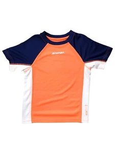 Zeroxposur Boys Orange Rash Guard Quick Dry Swim Shirt Swimwear Small 4 - Picture 1 of 2