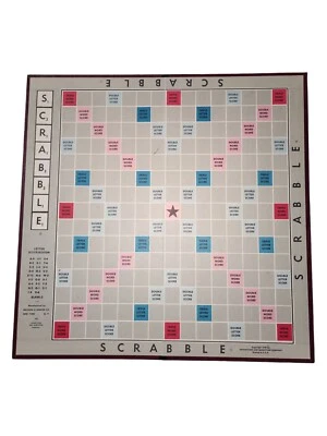 Vintage SCRABBLE Board Game By Selchow & Righter Complete 100 Wood Tiles - Image 1 of 4