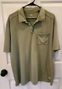 Tommy Bahama Para Hombres XL Verde Polo Manga Corta 100 Algodón Calce Regular - Imagen 1 de 10