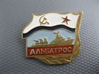 Navy Badge For LONG DISTANCE ALBATROS antisubmarine ship KSF brass Soviet Russia