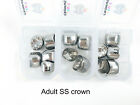 5pcs Dental Adult Molar Crowns Preformed Crown SS Aesthetics Lower Left 2-7 1st