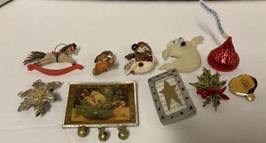 10 spille spilla vintage Natale Halloween Ringraziamento segno distintivo Bastin - Foto 1 di 12