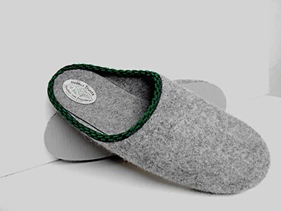 ´  superleichte Filzpantoffeln Erzgebirge Tradition 38 - 49  mit Gummisohlen - Bild 1 von 3