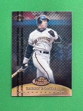 1999 Topps Team Finest BARRY BONDS GOLD W/COATING /250 #TF18 #'d 173/250