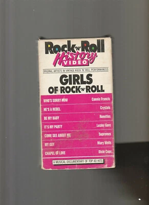 Rock 'n Roll History : Girls of Rock 'n Roll (Video, VHS Format) - Imagen 1 de 2