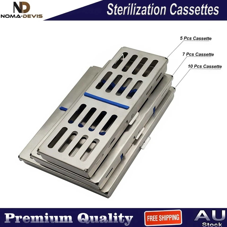 Escalador Dental Sosteniendo Esterilización Cassette Caja Bandeja Herramienta Quirúrgica Autoclavable Foto 1 de 1
