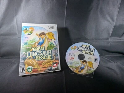 Wii -No Manual- Go Diego Go! Great Dinosaur Rescue (Nintendo Wii) - Image 1 of 4