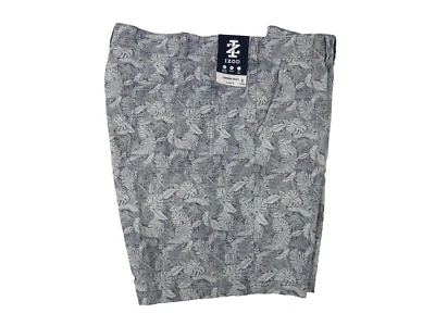 IZOD Men's Chambray Prints Short Classic Fit 42 NEW Colony Blue - Image 1 of 3