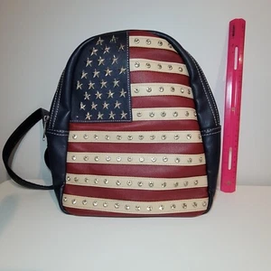 Montana West US Flag Concealed Carry Patrotic Backpack Blue - Picture 1 of 3
