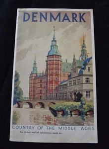 LIBRETTO informazioni turistiche vintage DANIMARCA "Paese del Medioevo" (b5) - Foto 1 di 3