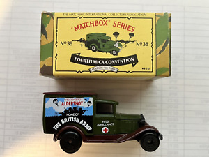 Matchbox MB38 Van Aldershot British Army MICA'89 Fourth Convention