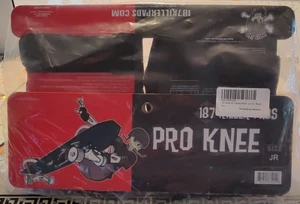 187 Killer Pro Knee Pads, Junior, Black / Black - Picture 1 of 2