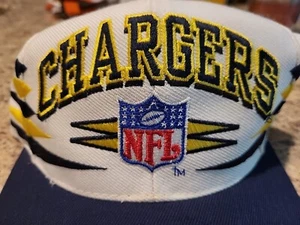Vintage San Diego Chargers Logo Athletic Diamond NFL Pro Line Snapback Hat Cap - Picture 1 of 9