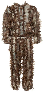Traje Militar Exterior Camuflaje Caza Ghillie Chacal Sistema Cuerpo 3D Cazador Marrón - Imagen 1 de 2