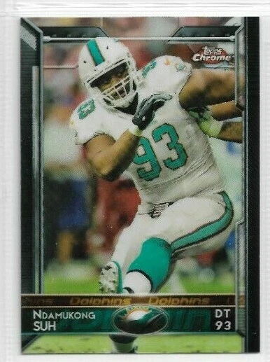 2015 Topps Chrome Ndamukong Suh Base Card # 22 - Image 1 of 1
