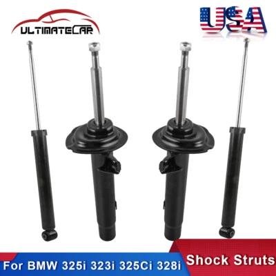 Set 4 Front+Rear Struts Shocks Absorbers For BMW 325i 323i 325Ci 328i 330i 330Ci - Image 1 of 4