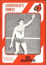 1989-90 Louisville Collegiate Collection Multi-Sport Card #29 Ed Kupper