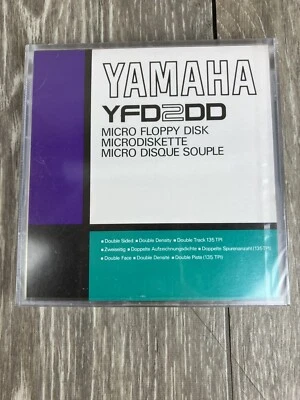 Yamaha YFD2DD Micro Floppy Disk Double Sided Double Density Double track New - Image 1 of 3
