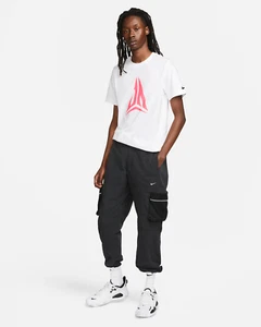 Nike Ja Morant White Logo Memphis Grizzlies T Shirt Men's Medium Authentic NWT - Picture 1 of 5