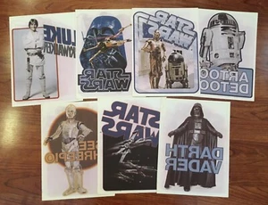 Your Choice - Vintage Star Wars T-Shirt Iron-On Transfers - 1977  - Picture 1 of 9