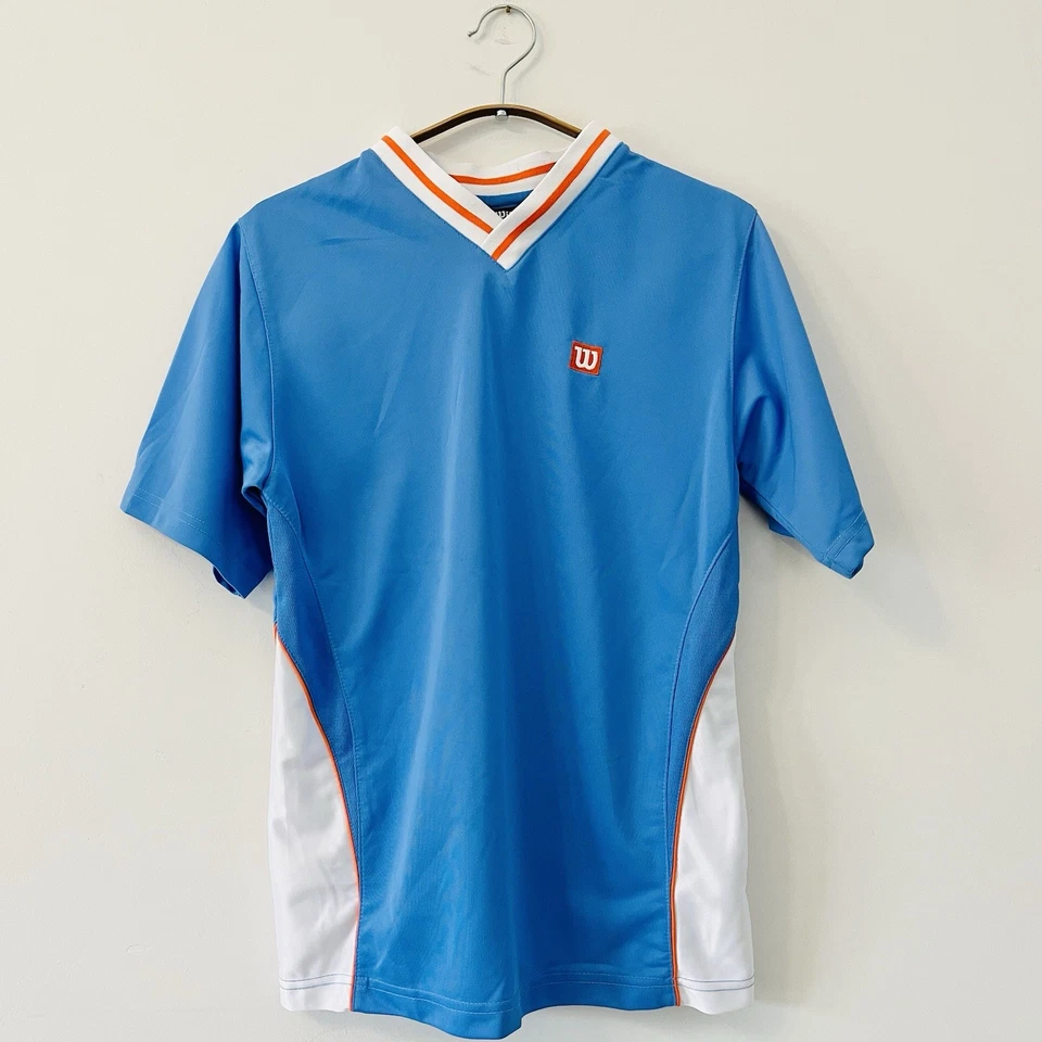 Camiseta de práctica de tenis Wilson | azul claro mediana juvenil Foto 1 de 4
