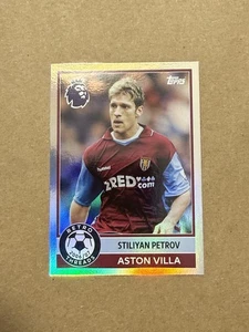 2025-26 Topps Premier League EPL Retro Threads #382 Stiliyan Petrov, Aston Villa - Imagen 1 de 2