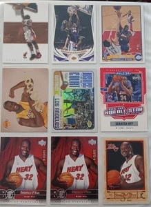 9 Karten Lot Shaquille O'Neal Fleer Upper Deck Topps Lakers Heat - Bild 1 von 2