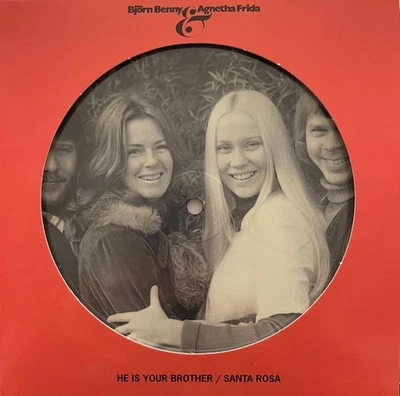 Björn & Benny, Agnetha & Anni-Frid He Is Your Brother 7" vinyl Europe Polar 2023 - Image 1 of 4