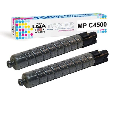 Compatible Ricoh MP C3500 MP C4500 Black Toner (2ctgs) - Image 1 of 4